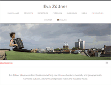 Tablet Screenshot of eva-zoellner.de